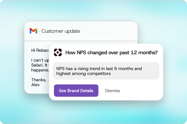 Competitive intelligence dashboard